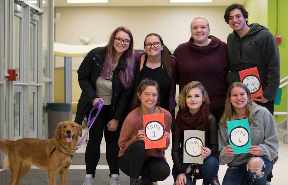 This was a picture taken of our "family tree" on Big/Little Night 2019